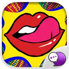 lip hot girl stickers for imessage logo, reviews