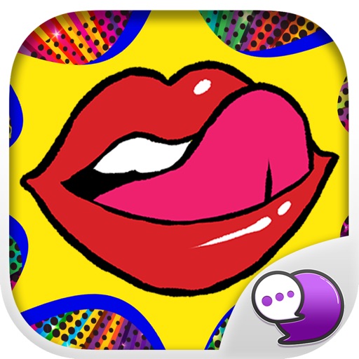 Lip hot girl Stickers for iMessage app reviews download