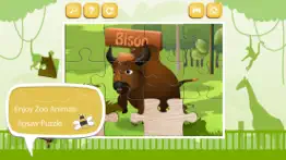 learn zoo animals jigsaw puzzle game for kids iphone images 1