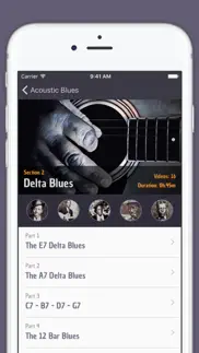 acoustic blues guitar lessons iPhone Captures Décran 2