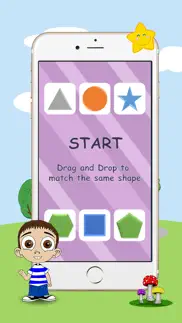 geometric shapes matching game preschoolers math iphone images 1