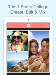 photo collage maker - pic grid editor & jointer + ipad images 1