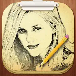 photo sketch pro- color pencil draw effects filter logo, reviews