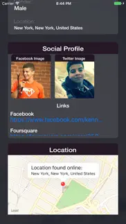findr - social profiles tracker for messenger iphone images 2