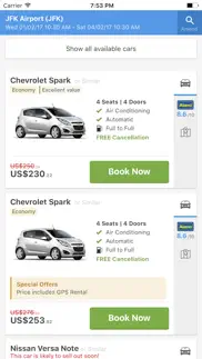rent a car - cheap rental car price finder iphone images 1