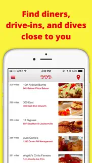 locator for diners, drive-ins, and dives iphone images 1