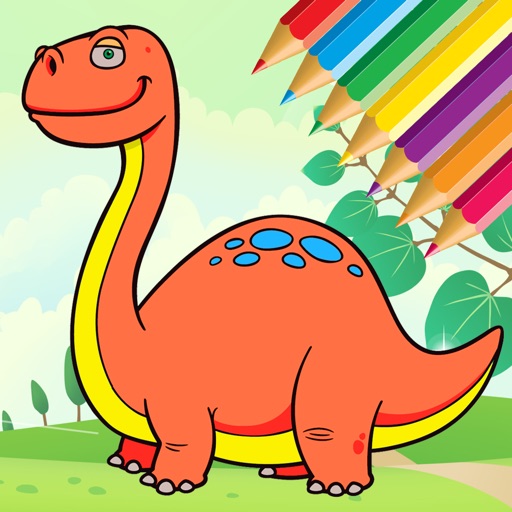 Dino Coloring Book - Dinosaur Drawing and Painting app reviews download