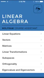 wolfram linear algebra course assistant iphone resimleri 1