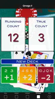 a blackjack card counter - professional iPhone Captures Décran 4