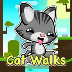 cute cat walks logo, reviews