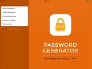 wolfram password generator reference app ipad bildschirmfoto 1