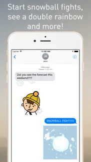 the weather network stickers for imessage iphone images 1