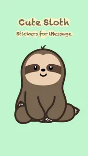 cute sloth stickers iphone images 1