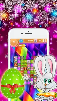 huevos de pascua del conejito de ajuste de juego p iphone capturas de pantalla 1