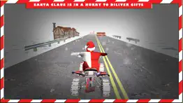 santa claus in north pole on quad bike simulator iphone images 2