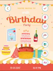 birthday invitation card maker hd ipad images 1