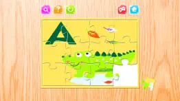 alphabet a-z animals jigsaw puzzles for kids iphone images 1