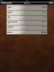 calculateur de calories iPad Captures Décran 4