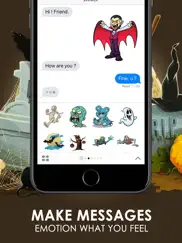 halloween stickers keyboard for imessage chatstick ipad images 2