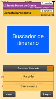 metro de barcelona - buscador de itinerarios iphone images 1