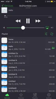waver cloud music player iphone capturas de pantalla 1