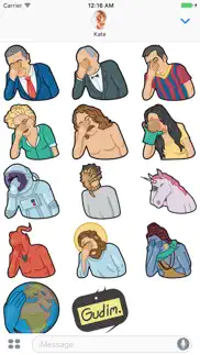 facepalm stickers for imessage by gudim iphone images 1