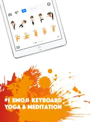 yogamoji - yoga emojis & stickers keyboard ipad images 1