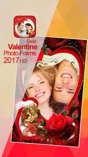 valentine's day love cards - romantic photo frame iphone images 1