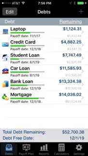 debt payoff pro iPhone Captures Décran 1