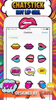 lip hot girl stickers for imessage iphone images 1