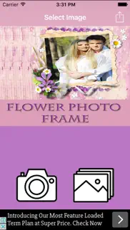 flower photo frame and pic collage iphone images 1