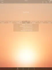 sunrise sunset info ipad resimleri 1