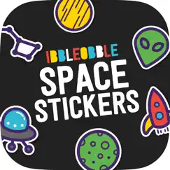 ibbleobble space stickers for imessage logo, reviews