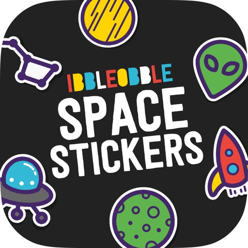 Ibbleobble Space Stickers for iMessage app reviews download