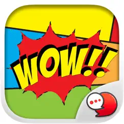 comic message sticker collection for imessage logo, reviews