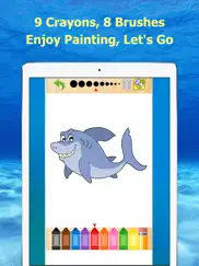 funny ocean designs - sea animal coloring book ipad images 3