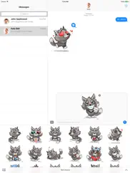 wolf - stickers for imessage ipad images 3