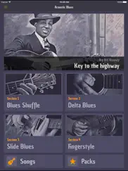 acoustic blues guitar lessons ipad capturas de pantalla 1