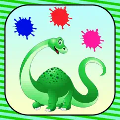 dinosaur coloring book game for kids free logo, reviews