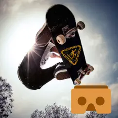 vr skateboard - ski with google cardboard logo, reviews