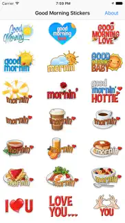 good morning stickers, love you & more iphone images 1