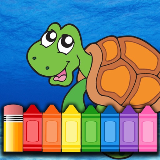 Children Funny Fish Coloring Book - Games for kids app reviews download