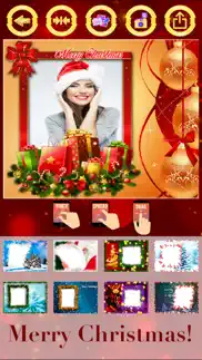 merry christmas photo frames - create cards iphone images 2