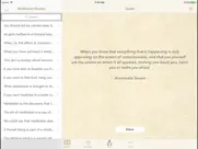 meditation quotes iPad Captures Décran 1