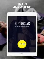 abs 101 fitness - daily personal workout trainer ipad resimleri 1