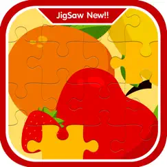 lively fruits learning jigsaw puzzle games for kid logo, reviews