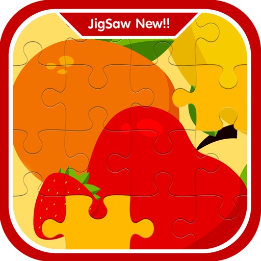 Lively Fruits learning jigsaw puzzle games for kid app reviews download