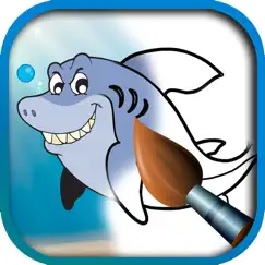 funny ocean designs - sea animal coloring book logo, reviews