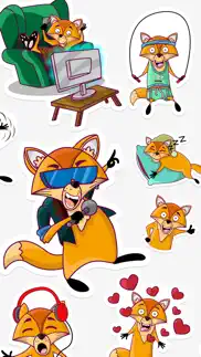 darwin the fox sticker pack iphone images 1