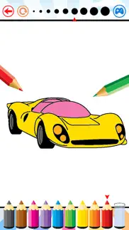 super car coloring book - vehicle drawing for kids iphone images 2